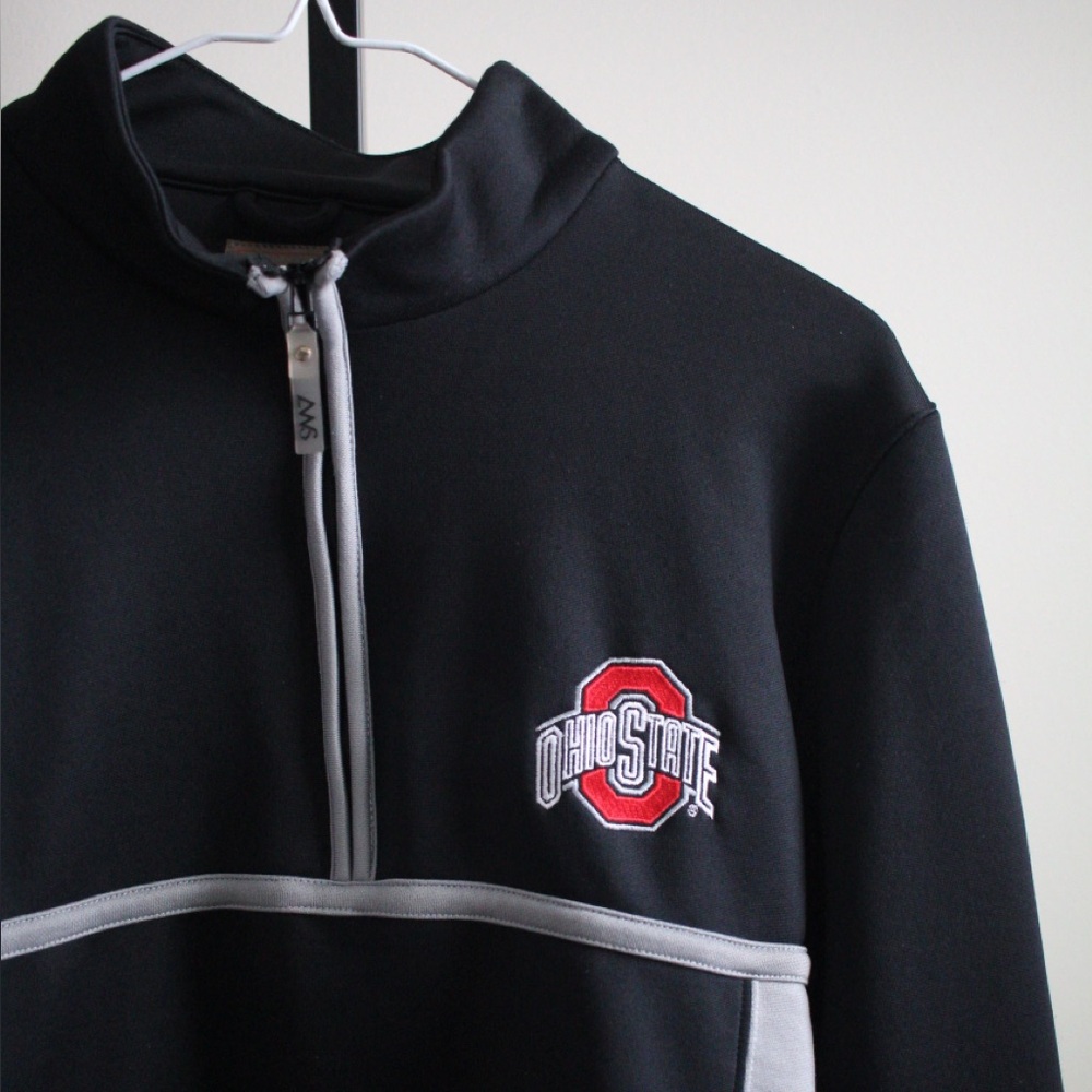 OSU Ohio State Women’s Top Long Sleeve Pullover Football Sweatshirt